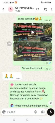 Testimonial Papan Bunga kolaka