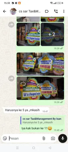 Testimonial Papan Bunga kolaka