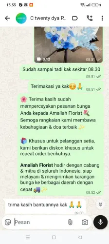 Testimonial Standing Flower kolaka
